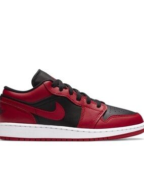 Nike Men’s Air Jordan 1 Low - Black/Red Y 6.5